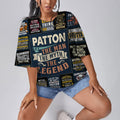Patton Women Oversized T-Shirt | Printed Graphic Tees